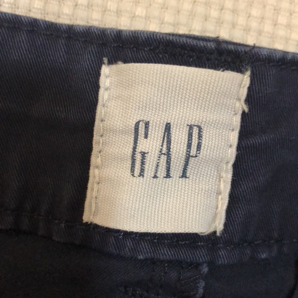 Gap city short size 10 in navy blue chino fabric - Picture 2 of 5